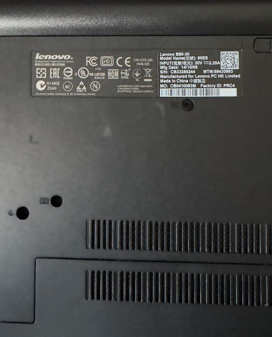 Lenovo Laptop 15,6" | i3 | 4GB | 230GB